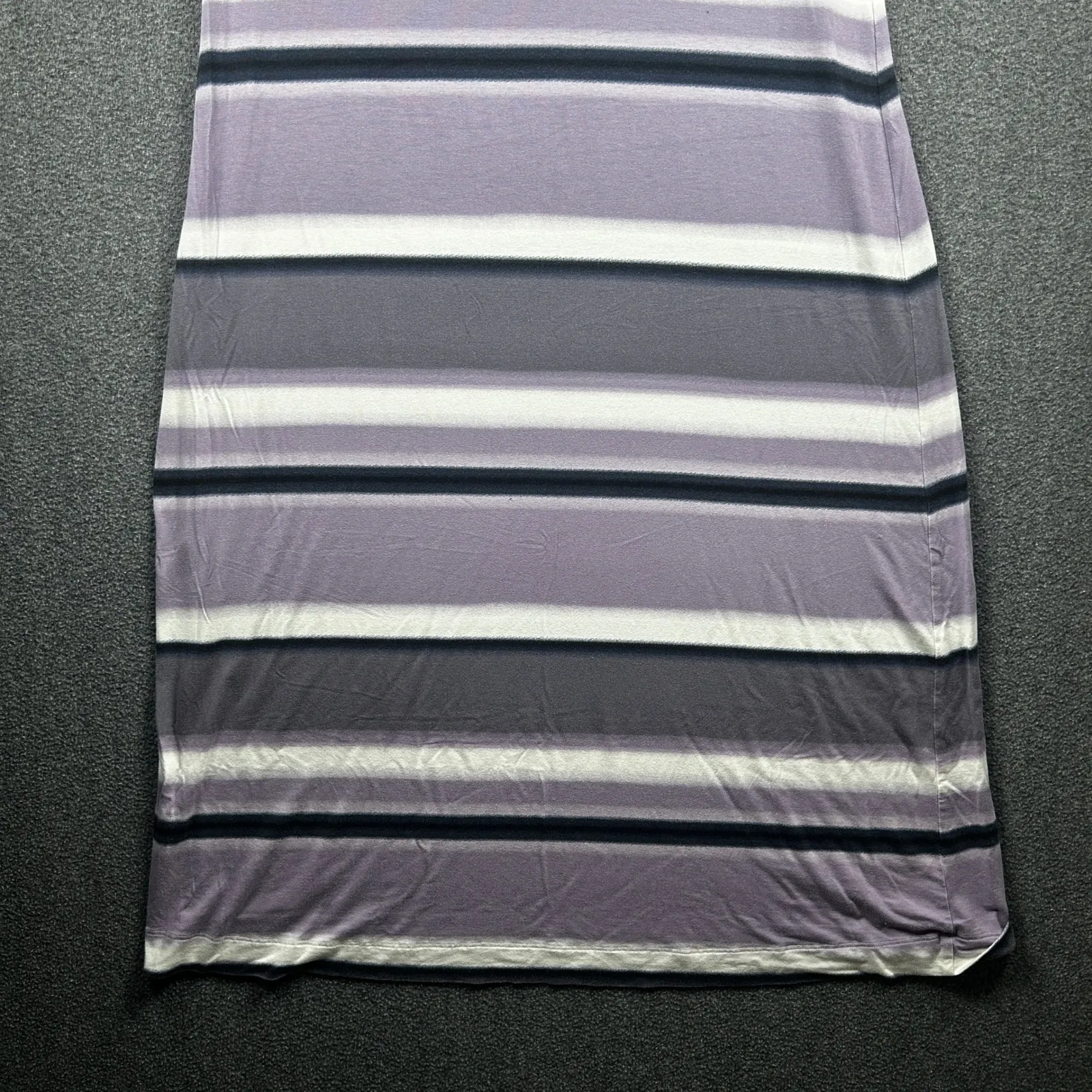 Soma Cool Nights Purple Striped Sleeveless Sleepshirt‎ Gown Lounge Comfy Small - Image 6