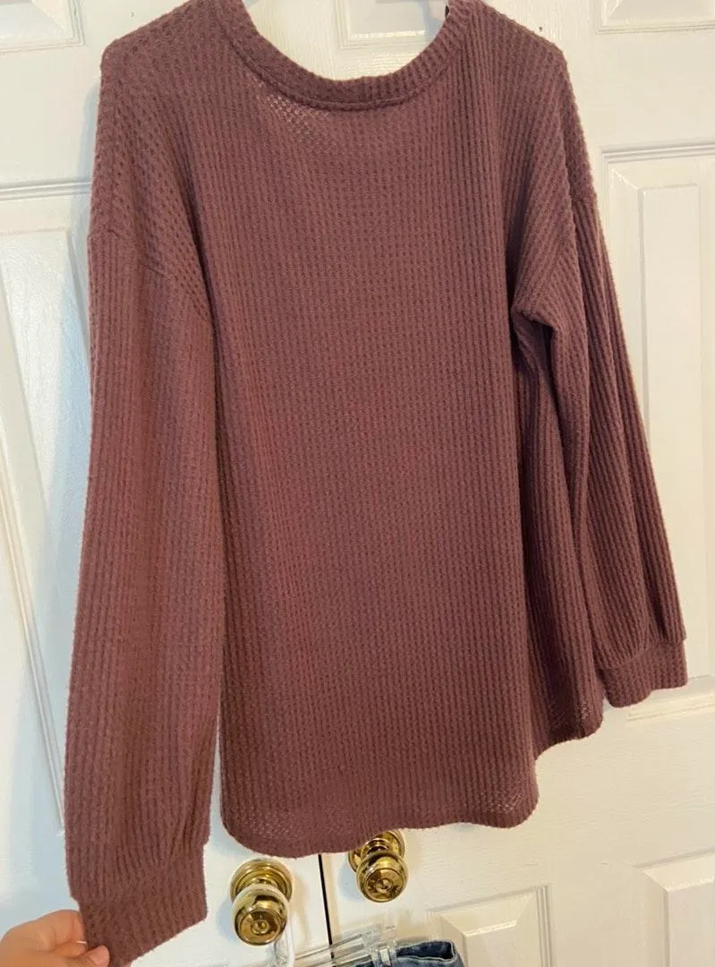 Peyton Jensen waffle knit sweater - Image 4