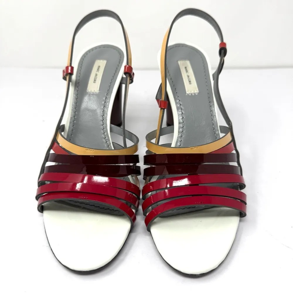 original couture leather sandals,
Made in Italy, size 40, NWOT - Image 9