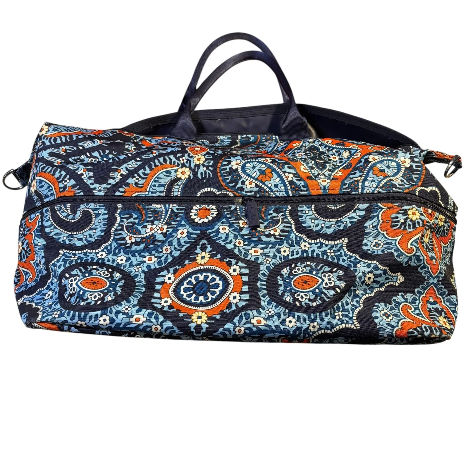 Vera Bradley Marrakesh Grand Expandable Weekender Travel Bag‎ Paisley Print Tote - Image 3