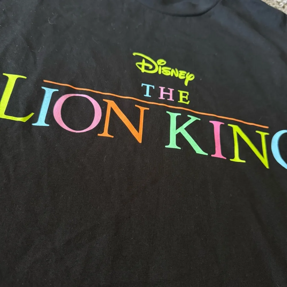 ASOS X Disney Oversized Crop Black Tee 100% Cotton The Lion King Size X - Image 3