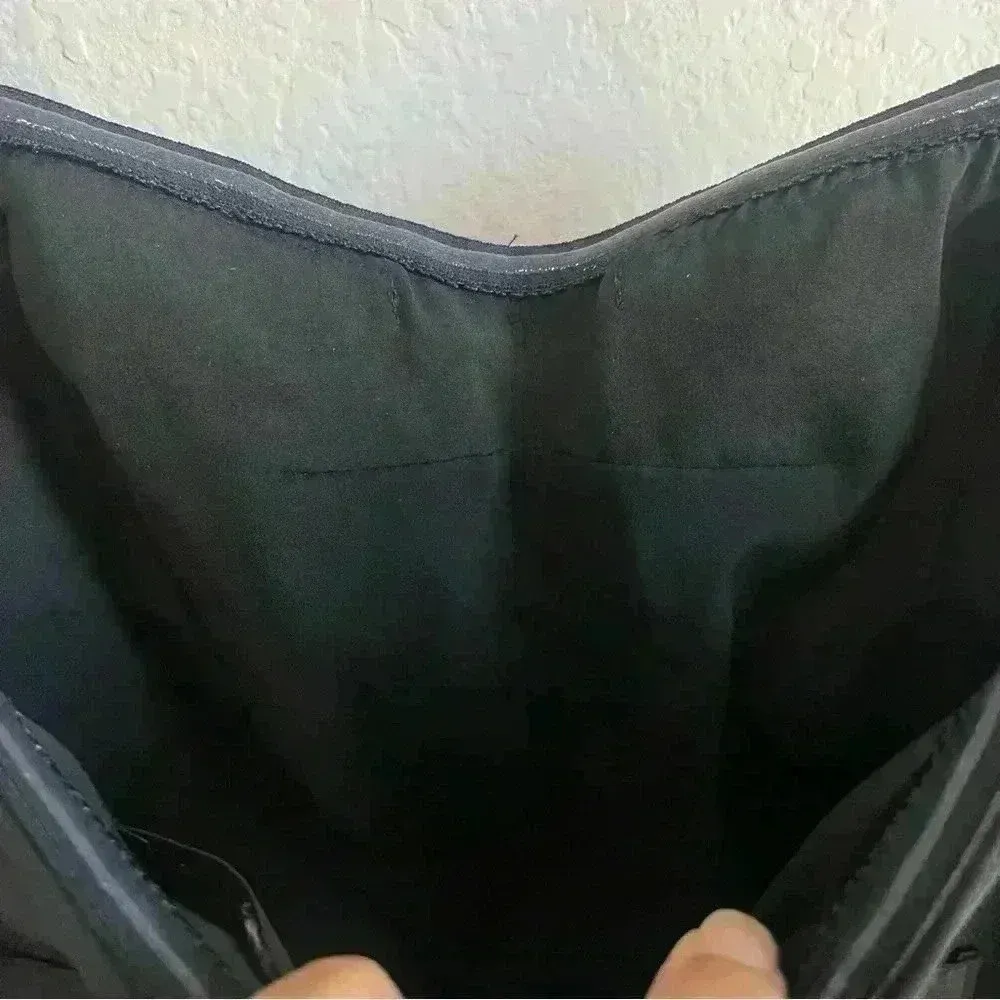 Aidan Mattox Women's Organza Black Sheer Illusion Lined‎ Gown Dress Size 8 - Image 5