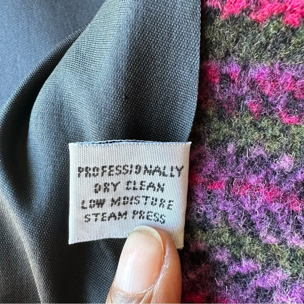 Vintage 80s/90s Spencer Douglas Pink Wool Double - Image 8