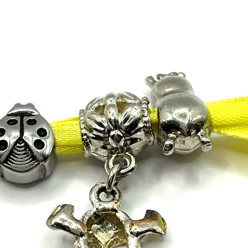 Charms Lady Bug, Skull Charm, Bee Charm can be worn bracelet or necklace πβ οΈπ - Image 3