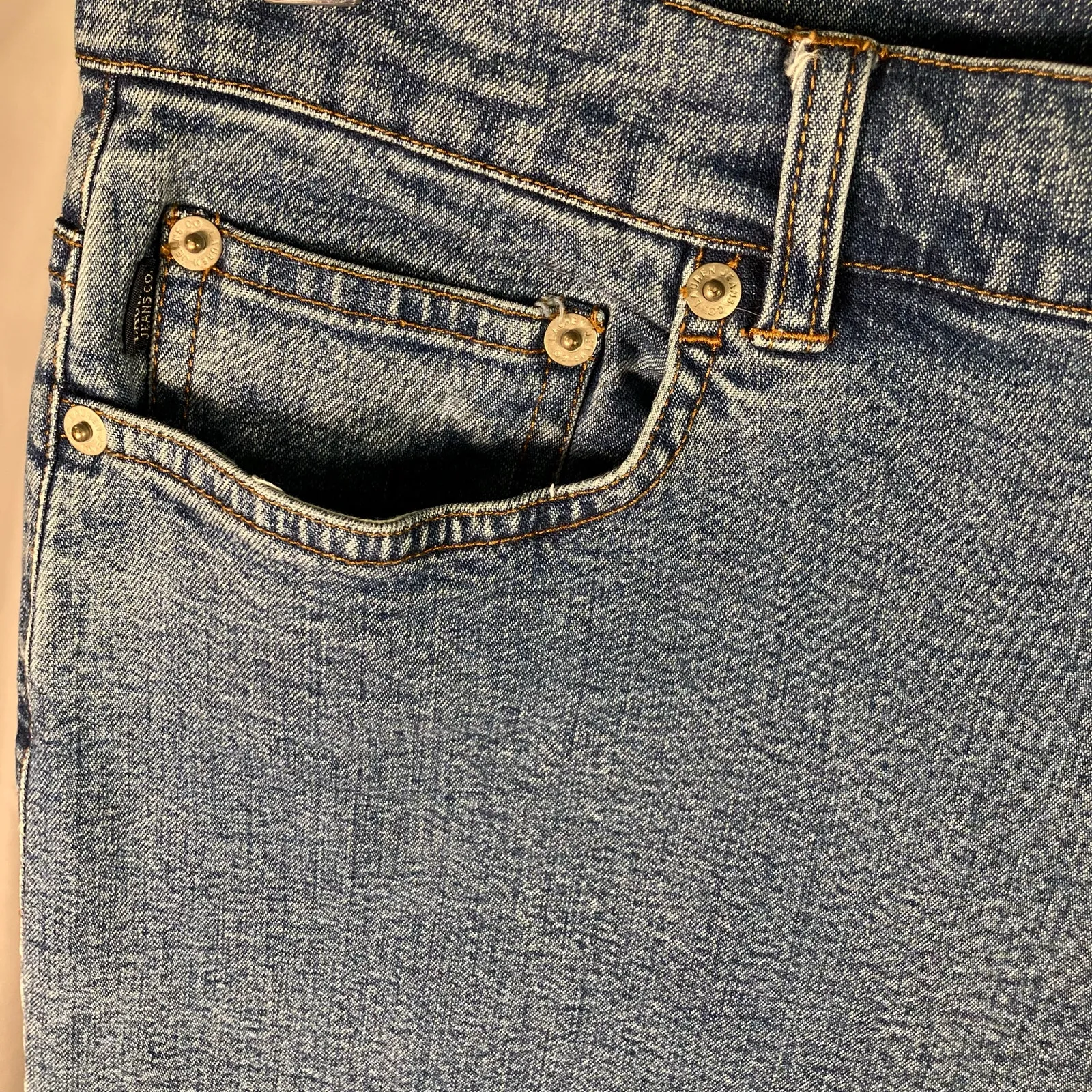 Vintage Lauren Ralph Lauren Petite Jeans Y2K‎ High Rise Tapered Mom Denim 14P - Image 4