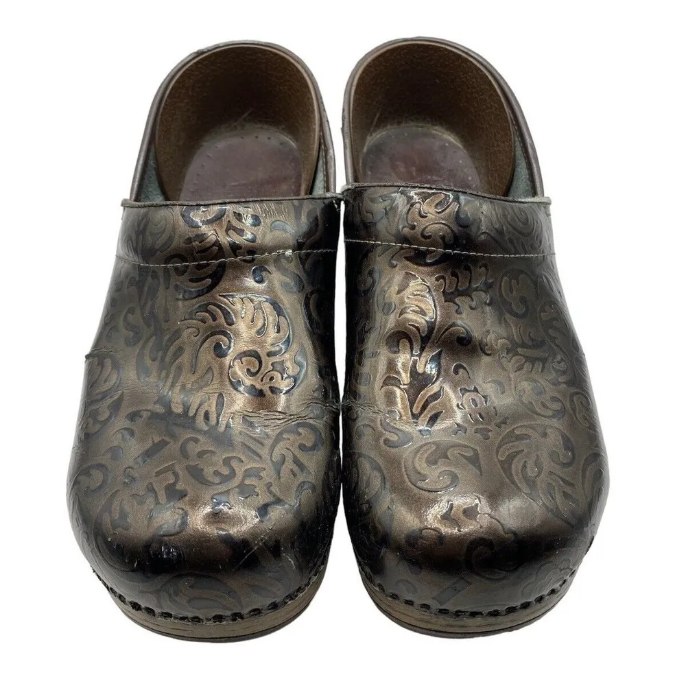 DANSKO Womens Size‎ 41(10.5) Professional Clogs ARABESQUE Brown Slip On Mule - Image 2