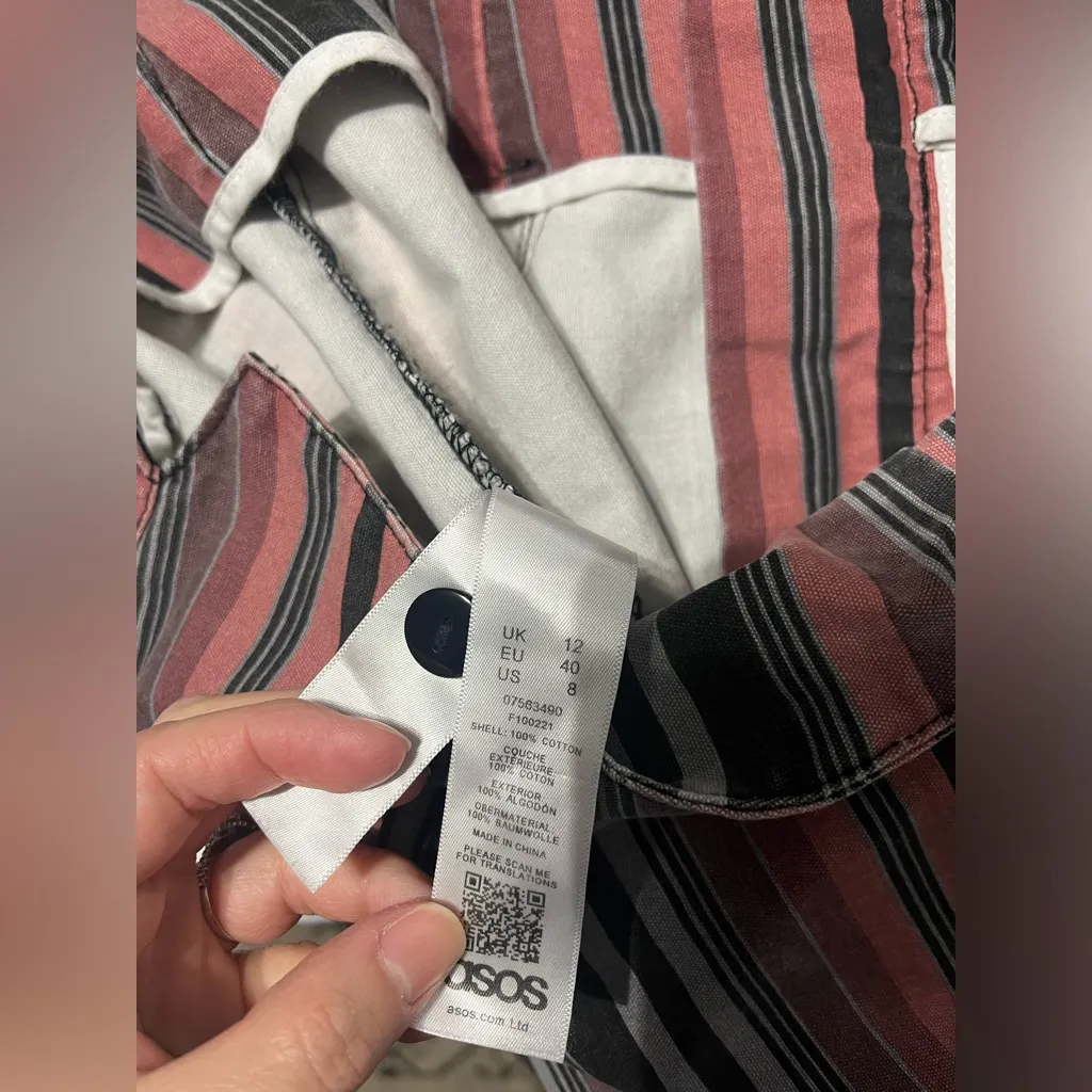 ASOS Striped Pants Size 8 - Image 6