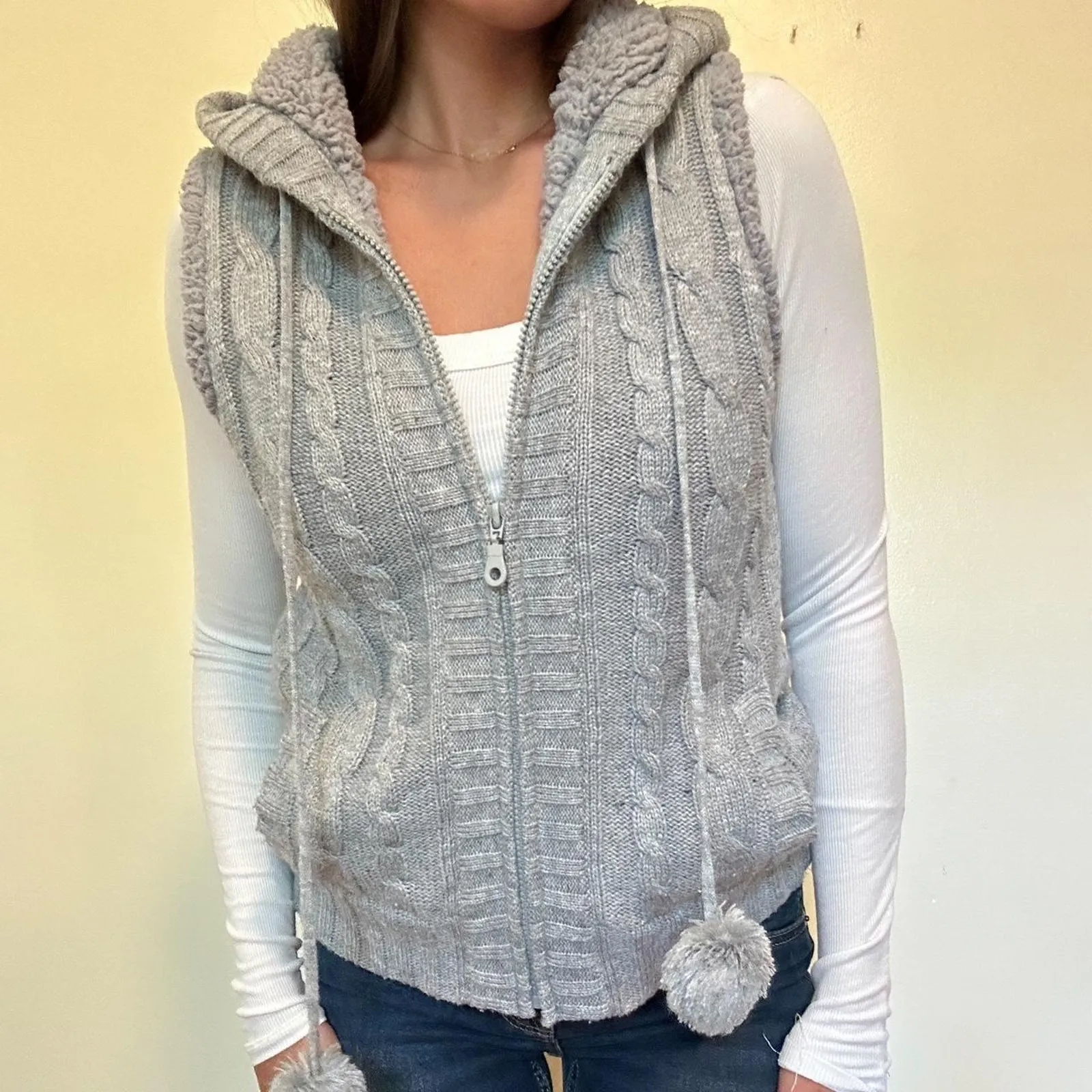 Y2k forever 21 knit Gray Size M - Image 5