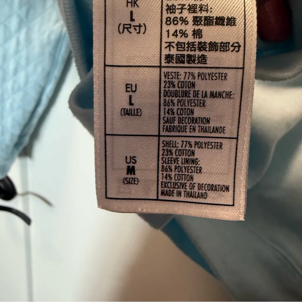 Walt Disney World 2019‎ Quilted Crewneck Baby Blue Graphic Character Long Sleeve - Image 5