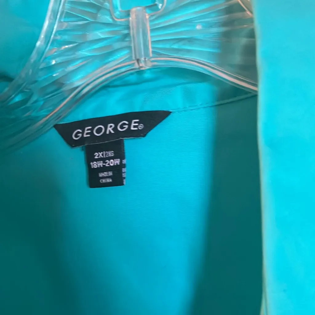 George Vibrant Turquoise Button - Image 2