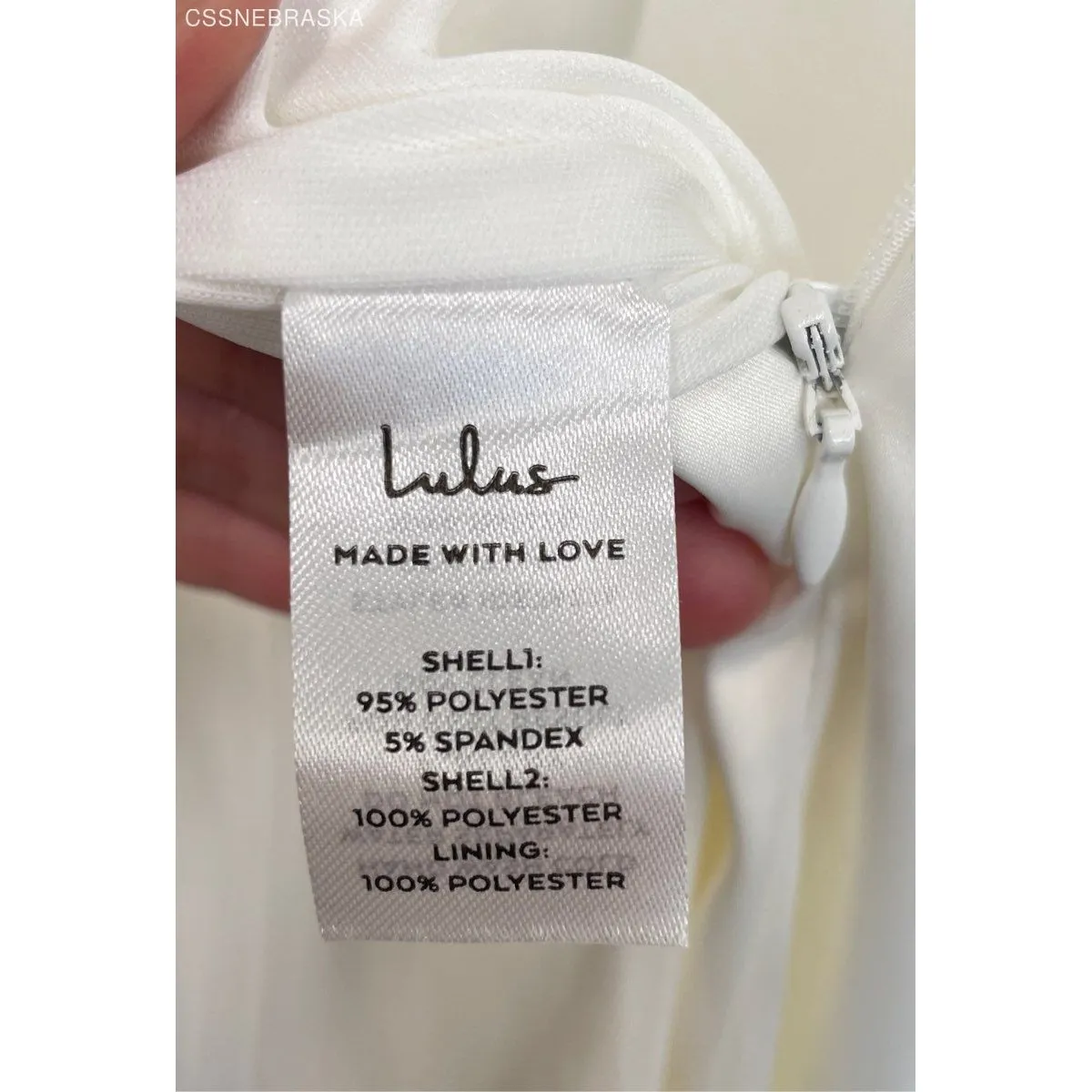 NWT: Lulu's White "Stunning Sight" Satin Midi Dress Lace‎ Back - Image 7