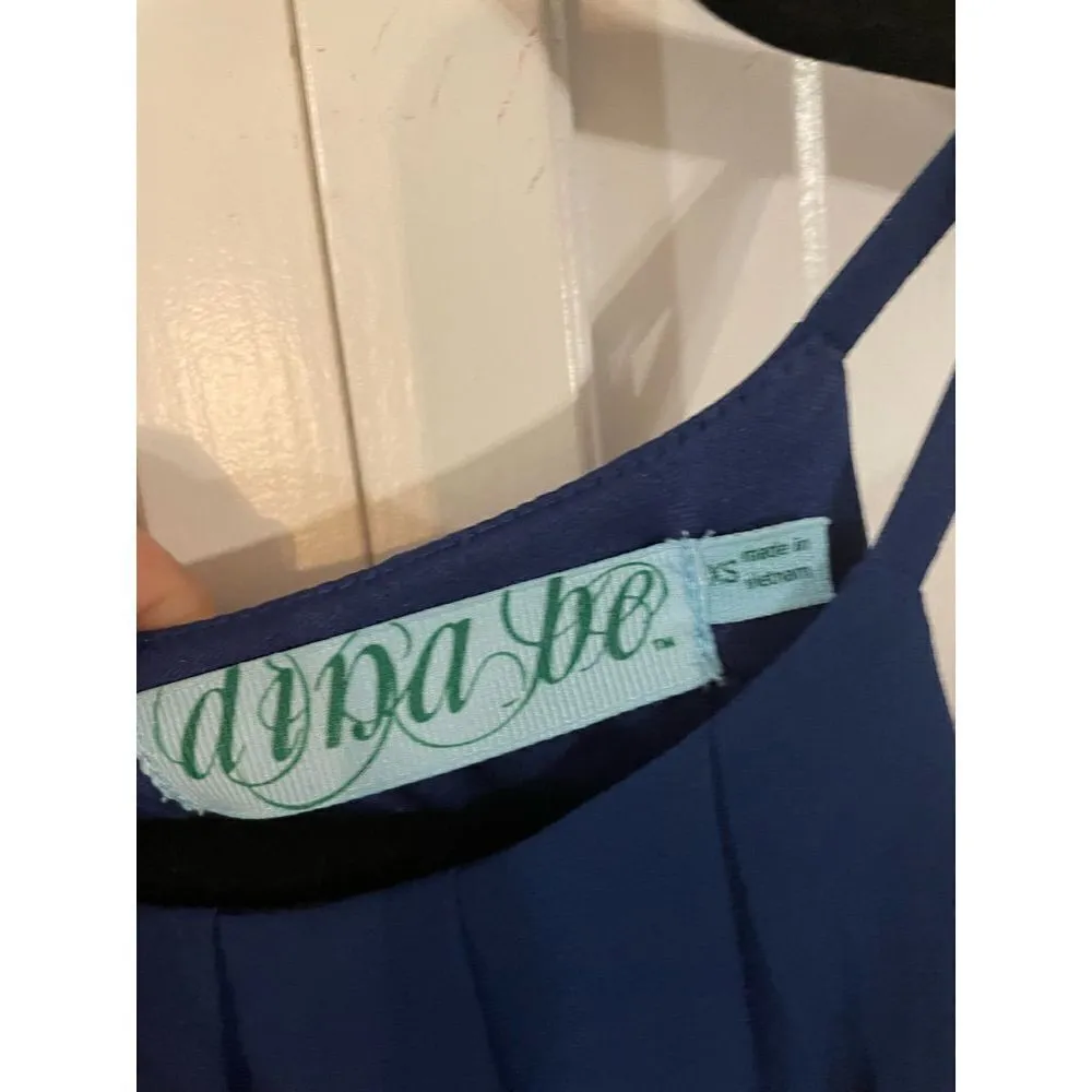 🚨 SALE ‼️ Dina be blue fit and flair dress size xs - Image 4