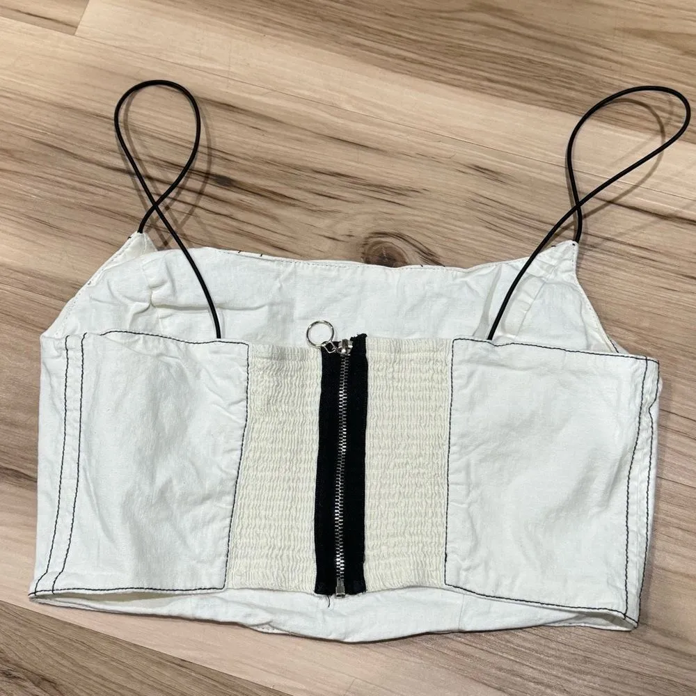 Urban Outfitters Bungee Bustier Cropped Top Women’s Medium - Image 5