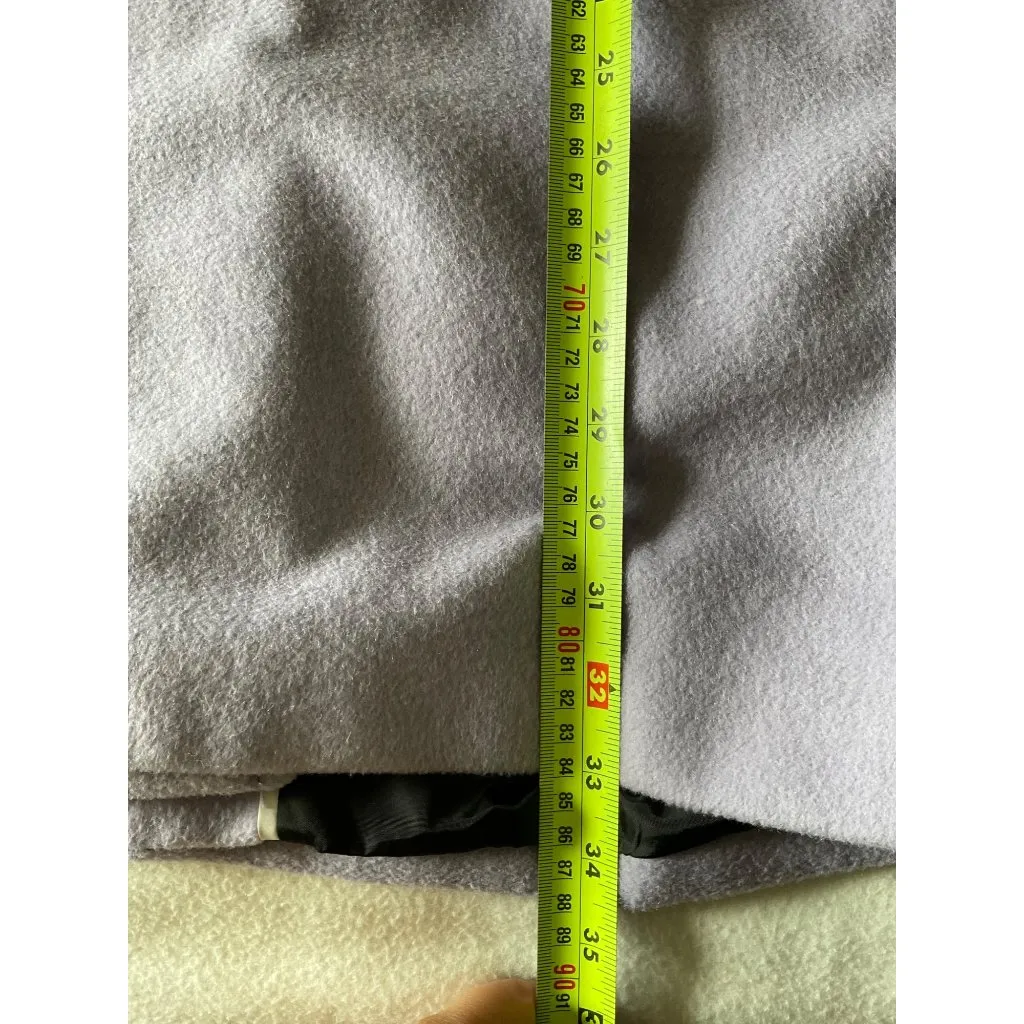 WORTHINGTON purple women wool coat mid length XL bust48in US 12-14 - Image 6