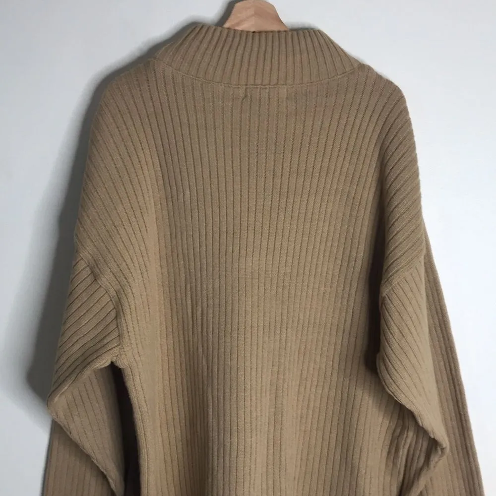 Vtg koman sport outerwear corduroy faux suede oversized sweater dress ladies Size XXL - Image 12