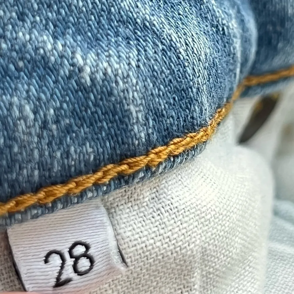 Boyish Free People Kingsley Button Fly Flare Jeans | Light Wash | 28 Blue - Image 11