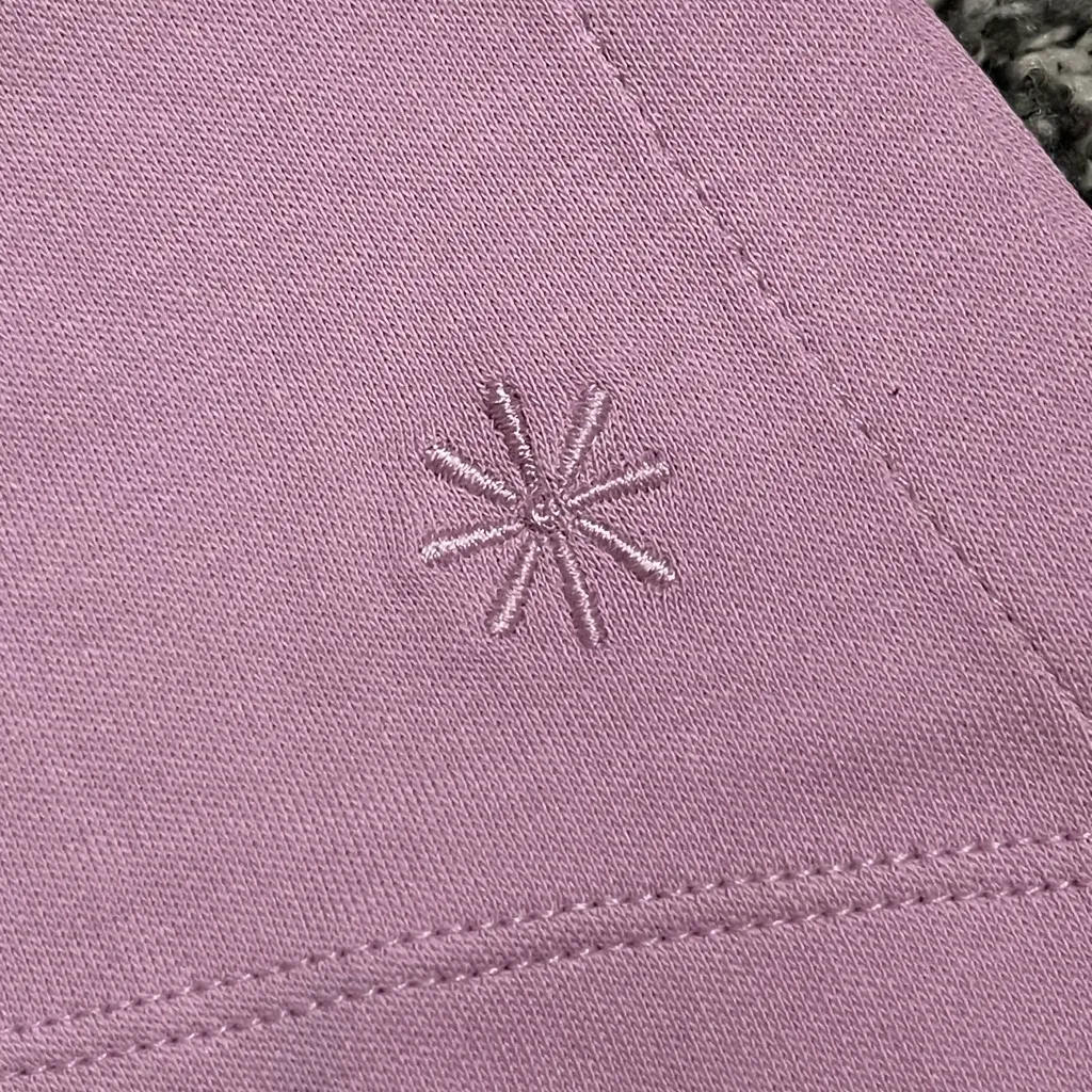 New Isaac Mizrahi mauve V-Neck Long Sleeve Shirt M - Image 5