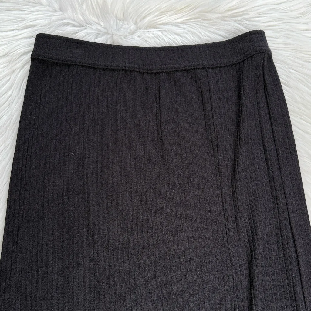 Abercrombie Black Rib Midi Pencil Skirt - Image 6