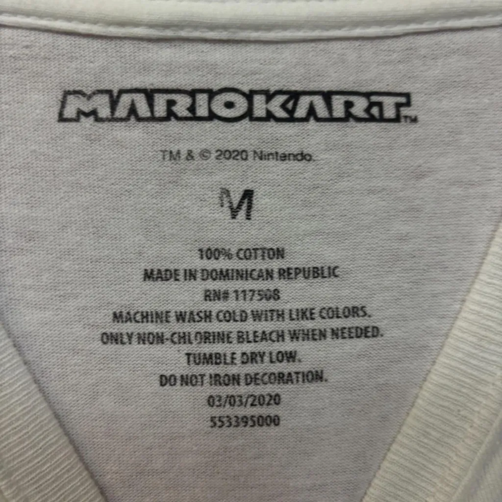Nintendo Mario kart mushroom cup tshirt size medium - Image 4