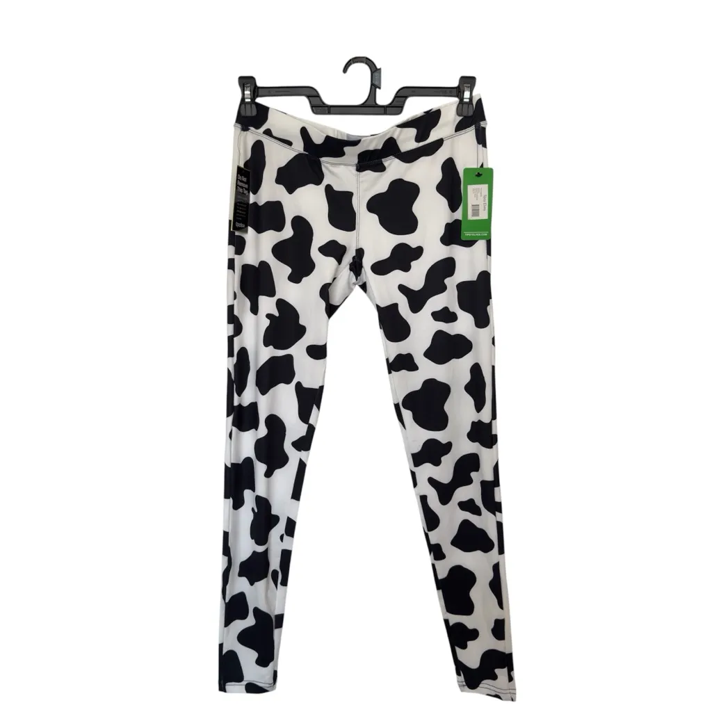 Tipsy‎ Elves Medium Black White Cowl Leggings Yoga Athletic casual - Image 3