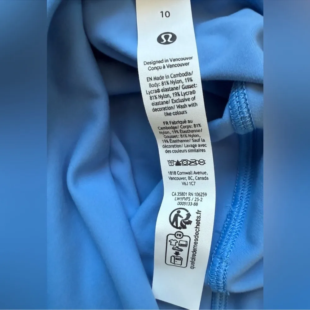 Lululemon Align Cross-Back Bodysuit 4” in Pool Party - Image 8