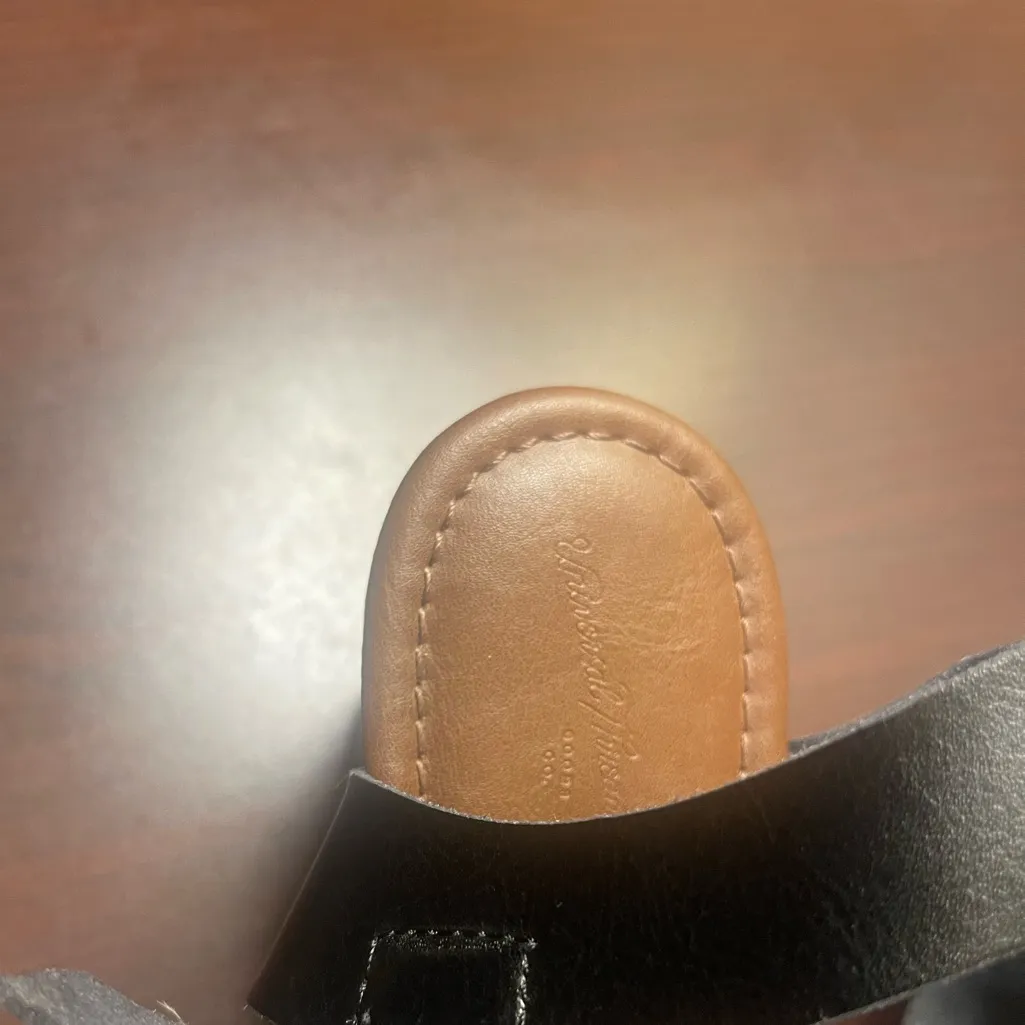 Universal Thread Black and Brown Platform Sandals with Crisscross Straps - Image 2