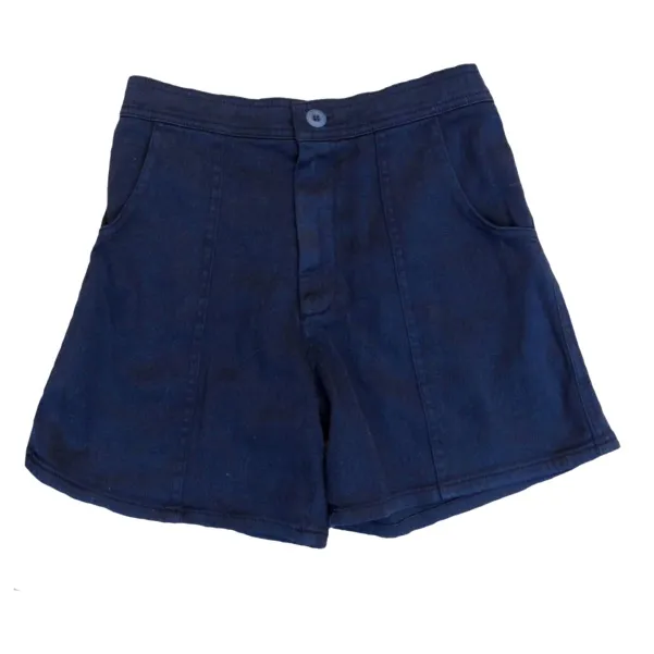 Jungmaven Venice High Rise Hemp Cotton Shorts Navy - Image 2
