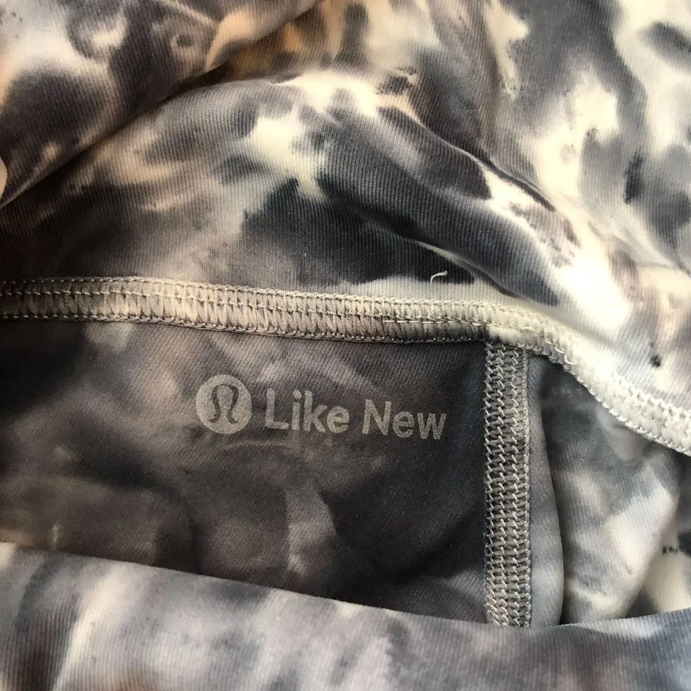 Lululemon Womens Wunder Under Marble Dye High Rise Crop 21" Classic Navy 4 - Image 3