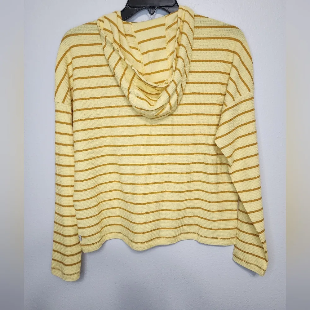 nwot Toad & Co Women's Foothill LS Hoodie Yellow Size XS - Image 5