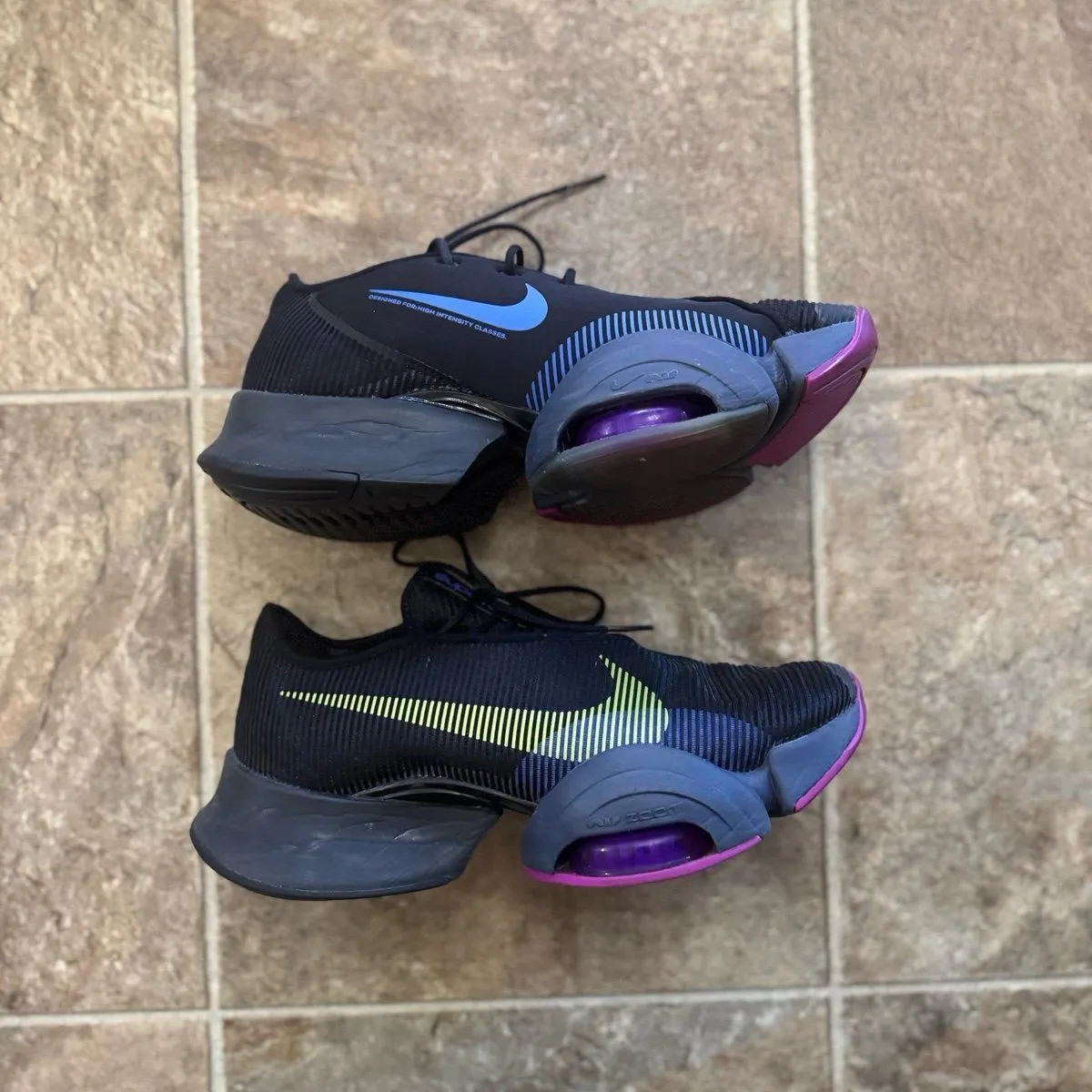 Nike Air Zoom SuperRep 2 Shoes Black Red Plum Size 10.5 CU5925-010 - Image 2