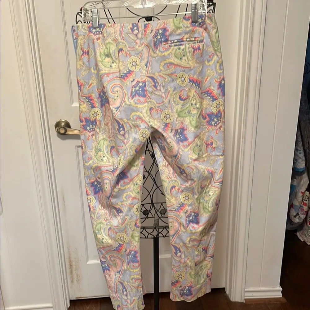 🌸🌸🌸3 for 12$🌸🌸🌸Ralph Lauren Colorful Paisley Print Pants-size 12 - Image 5