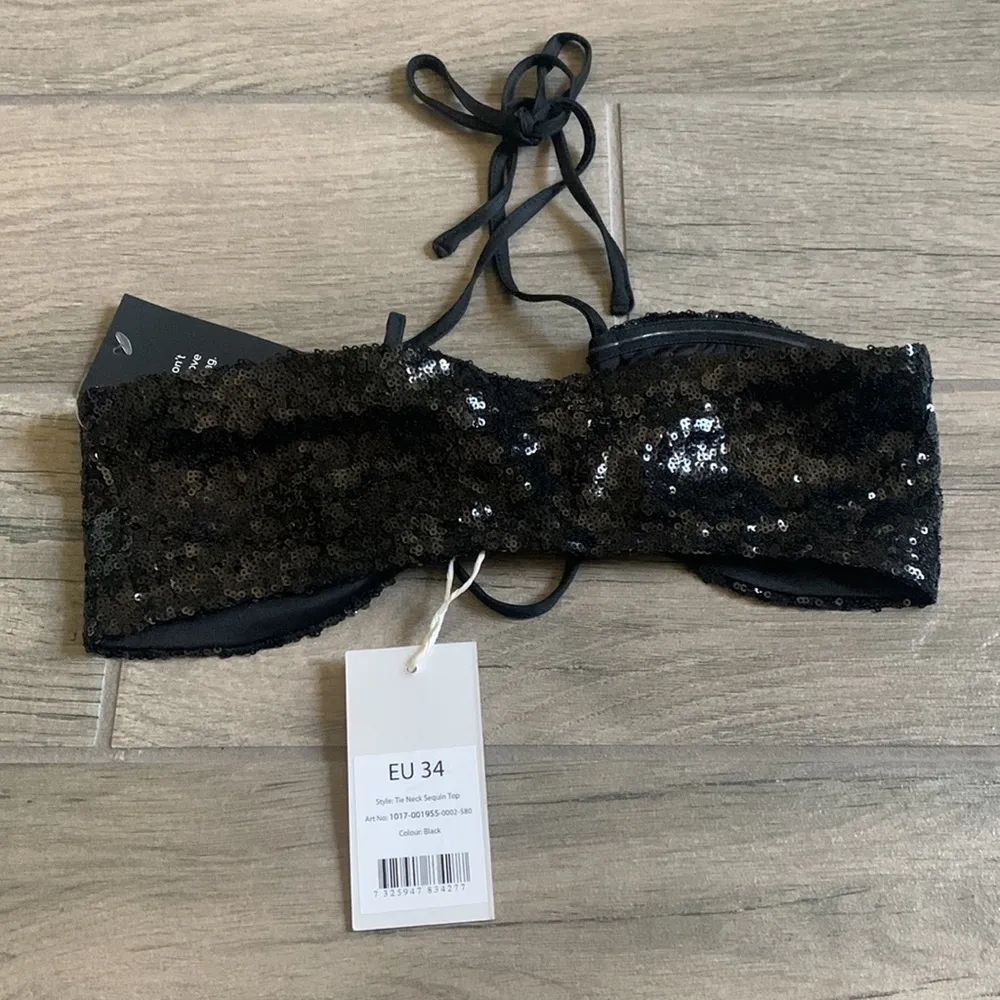 Na-Kd tie neck sequin top - Image 7