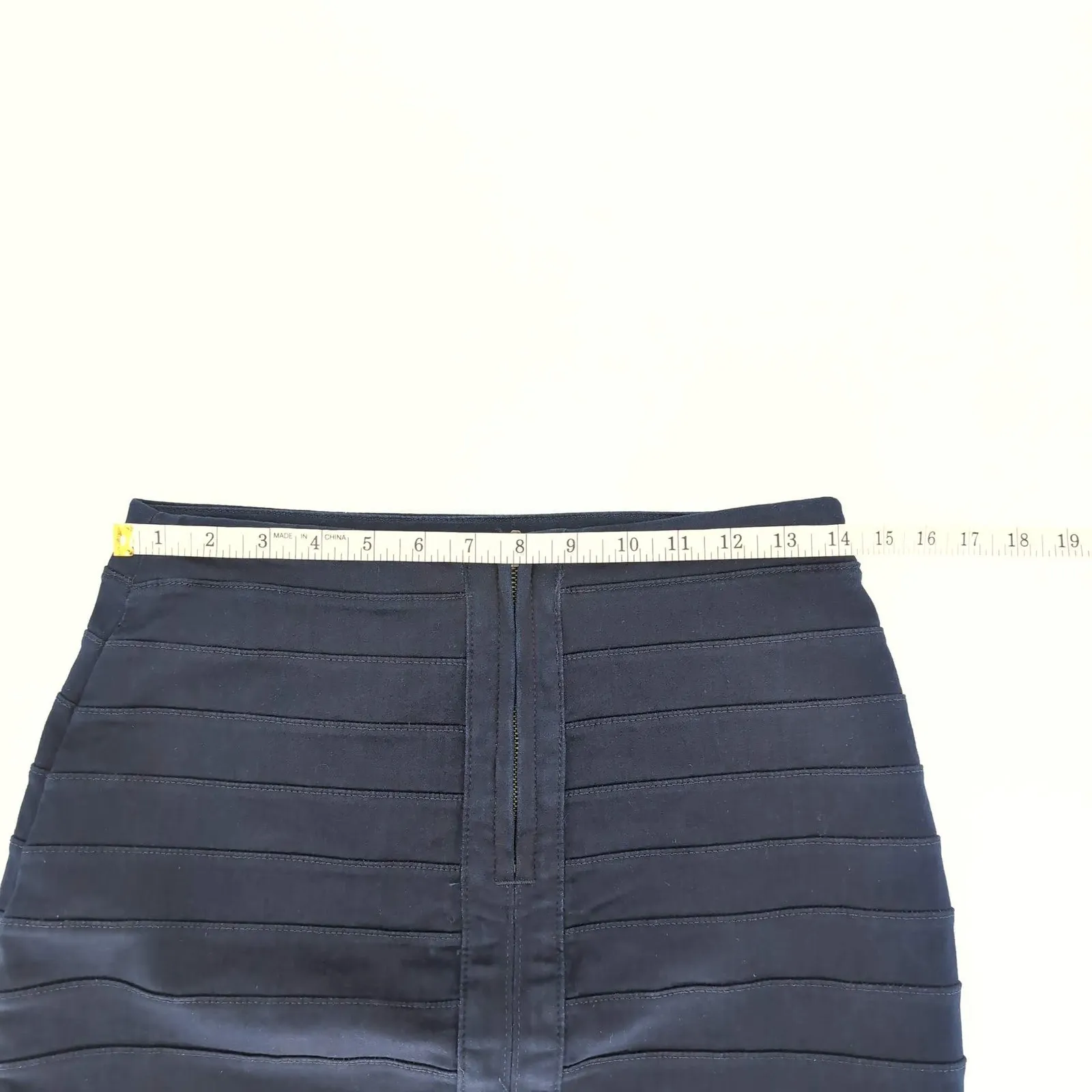 Express Dark Indigo Blue High-Waist Bandage Bodycon Pencil Skirt - Size 6 - NWT - Image 10