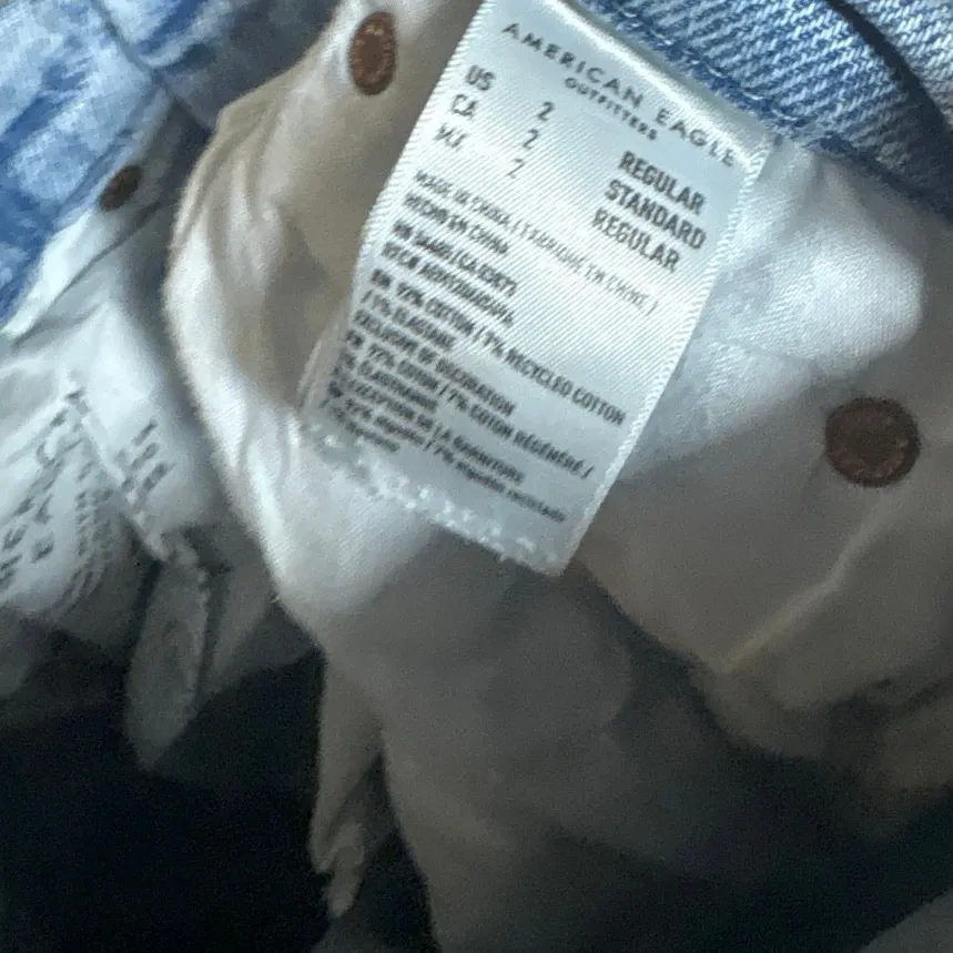 American Eagle Curvy 90’s Straight Jeans Size 2 - Image 8