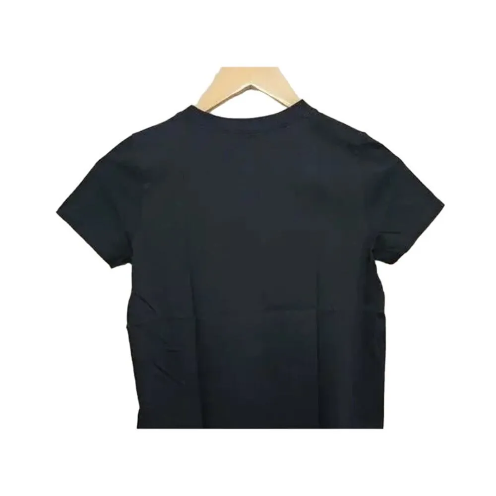 NWT Madewell Curved Hem Relaxed Fit Cotton Short Sleeve T-Shirt XXS Black #2951 - Image 7