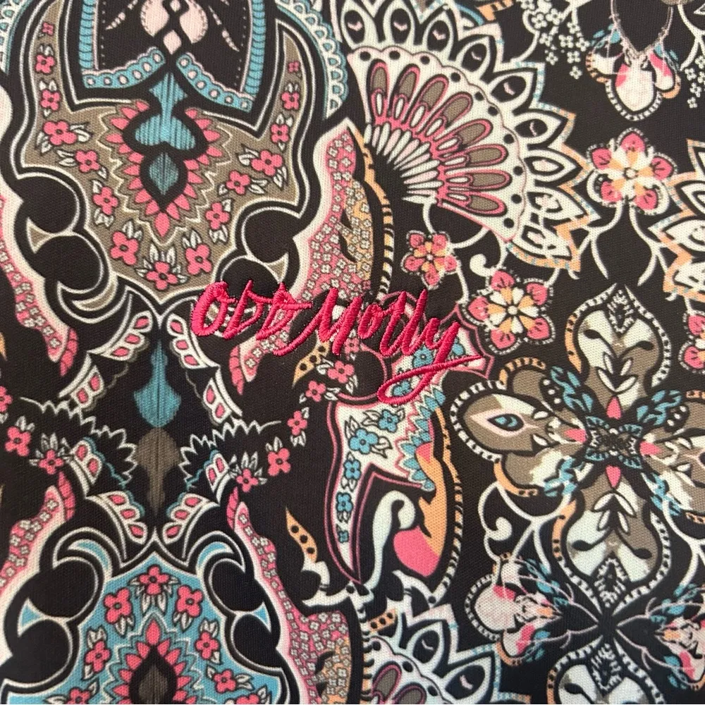 Odd Molly paisley print storm mid layer hooded jacket size 3 large - Image 4