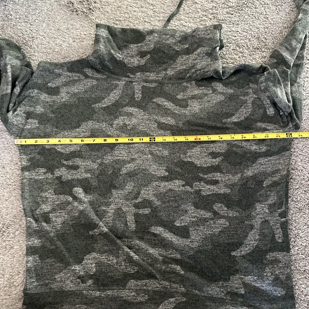 Maurices Camouflage Cowl Neck Sweater - Image 5