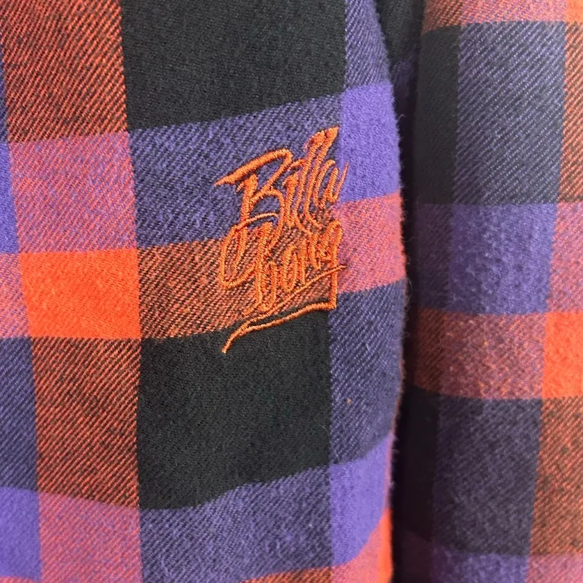 Billabong Design Works plaid flannel size S - Image 4
