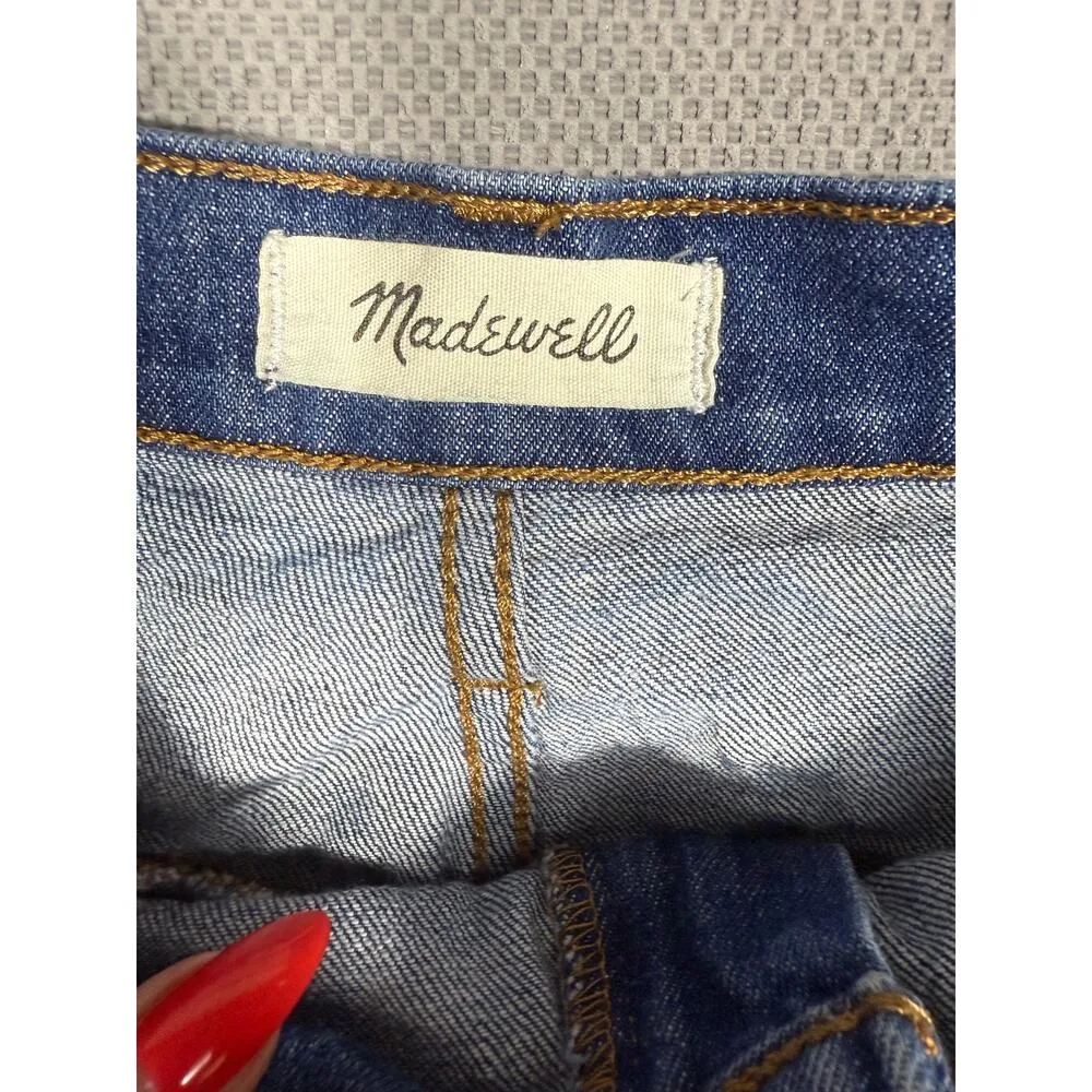 Madewell A-Line Stretch Denim Skirt Size 25 - Image 5
