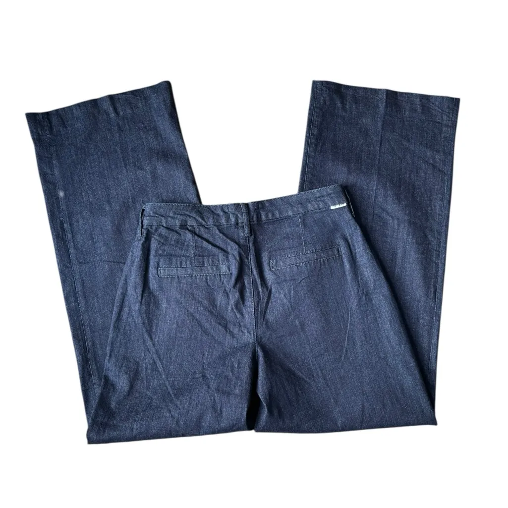 Dear John Denim Brandy Mid Rise Wide Leg Trouser Pant Jean Sz 28X31” Zodiac Wash - Image 5