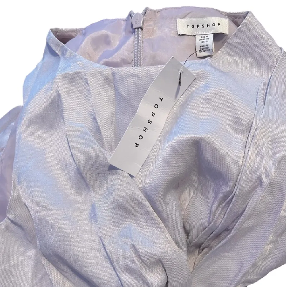 NWT Topshop Sleeveless Satin Effect Lilac Jumpsuit - Image 7