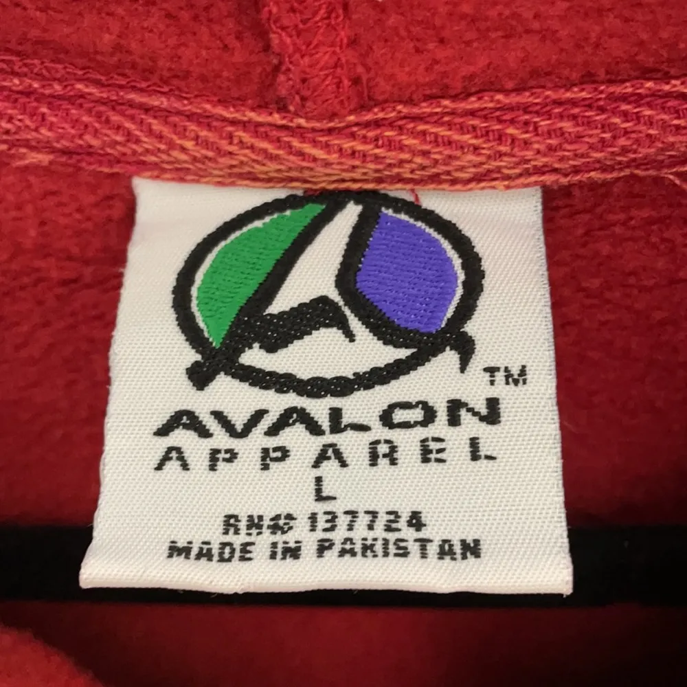 Vintage Fade Coronado CA Distressed Sweatshirt Large Red - Image 5