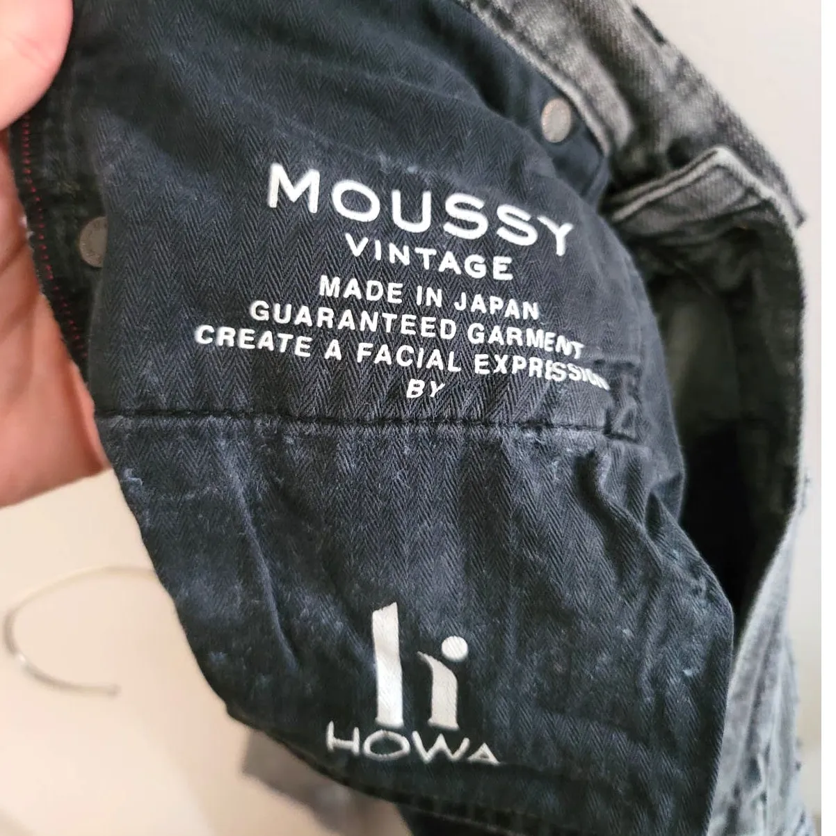 Moussy Vintage Cadet HOWA Skinny Ankle Jeans Black Grey Size 26 - Image 6
