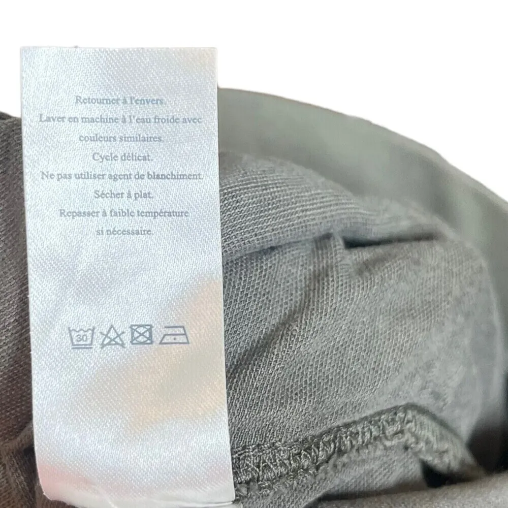 Faherty Arlie Day Jogger Pants Surplus Green Linen Cotton Women’s Size Small S - Image 12