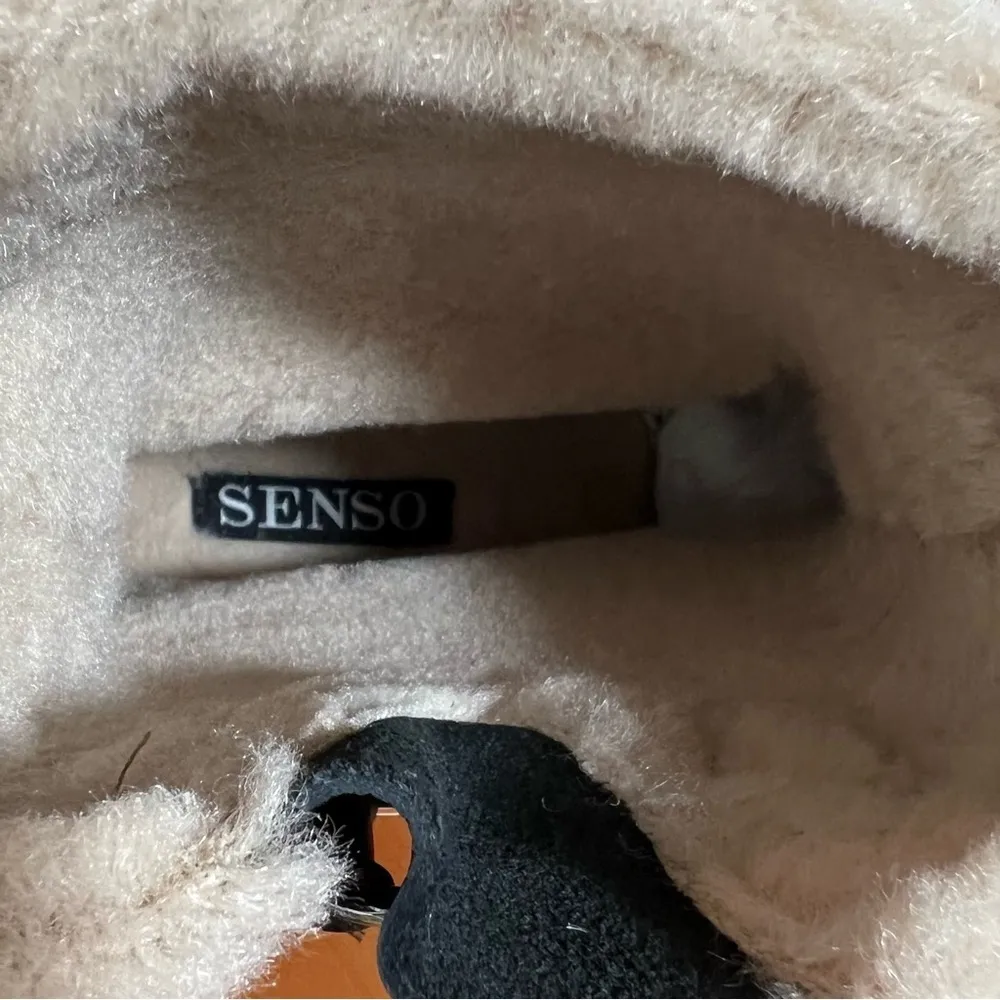 SENSO Mona Moto Women’s Black Leather Boots Size 38 aka Size 8 #B1233 - Image 9