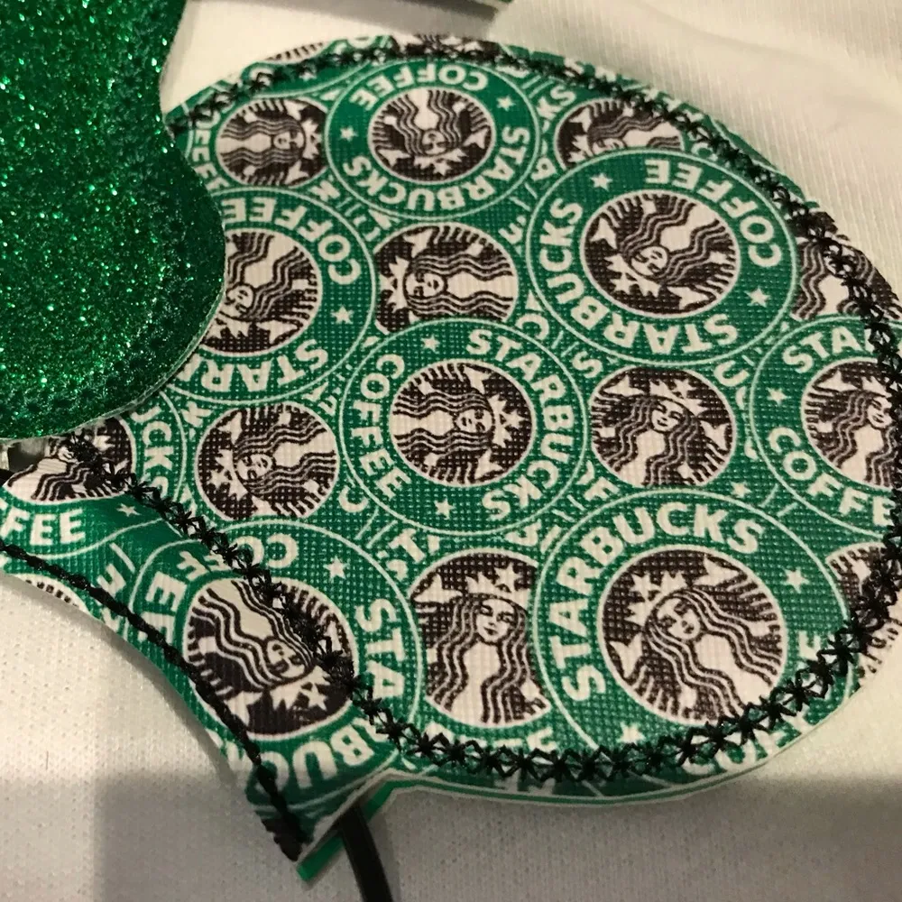 Disney’s Starbucks and Toy Story Green Alien Minnie Ears set with Green Bow - Image 5
