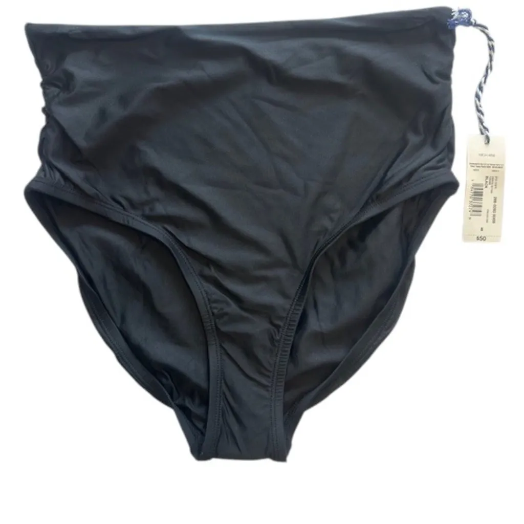 NWT Sonnet Shores Black Women's High Waist Bikini Swimsuit Bottoms‎ Sz 6 - Image 3