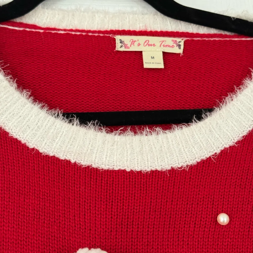 Christmas Penguin Ugly Sweater 3D Ornaments Cute Red Holidays Snow - Image 6