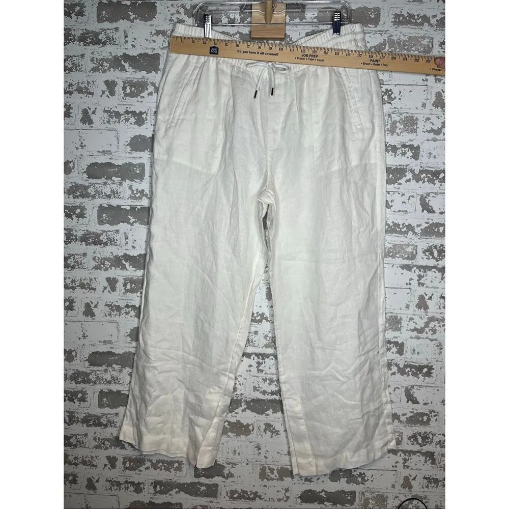 ATHLETA | women linen wide leg pants - Image 10