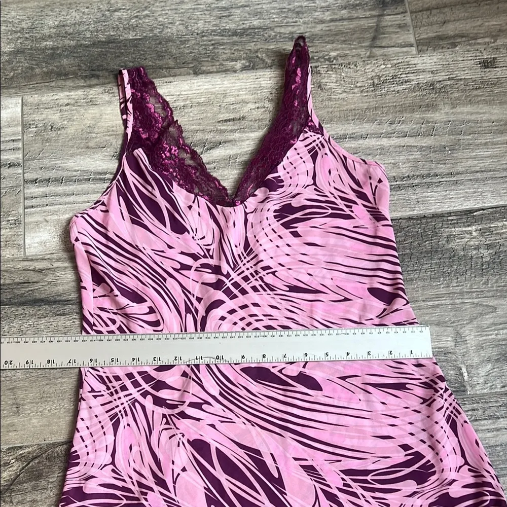 SENSARA sexy nightgown SIZE M Dressing Sleep Shirt BABYDOLL Lingerie purple #118 Pink Size M - Image 2